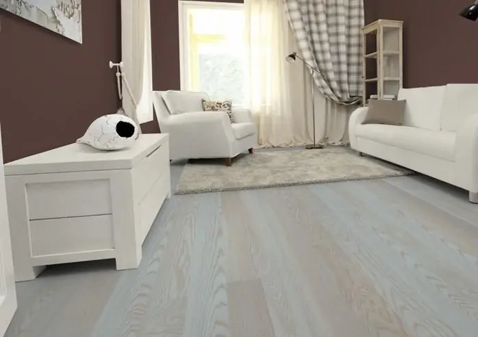 Паркетная Доска Upofloor Амбиент Ясень однополосный 138 Watery Blue