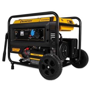 Генератор бензиновый OHV 15 л.с., 25л, 5,0/5,5 кВт, эл.старт колеса