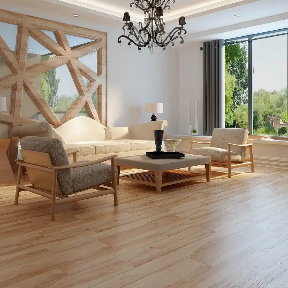SPC-полы ZETA Floors: Каменная прочность в современном интерьере