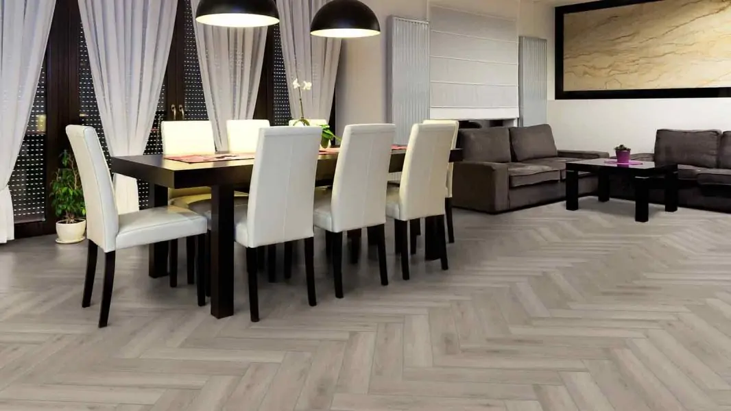 Ламинат Kronotex Herringbone D3773 Дуб Серебряный