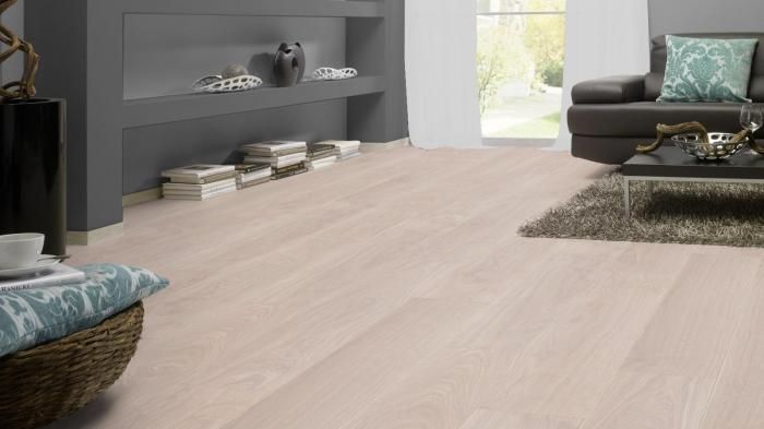 Ламинат Kronotex Exquisit Дуб Вейвлесс Белый (White Oak Veyvless)