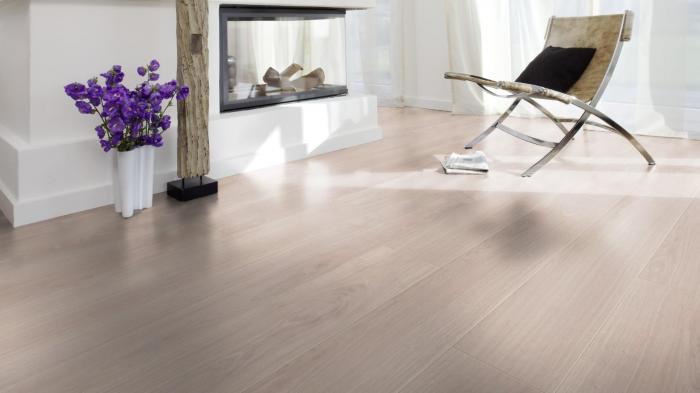 Ламинат Kronotex Exquisit Дуб Вейвлесс Белый (White Oak Veyvless)