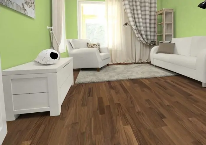 Паркетная Доска Upofloor Форте Орех Селект 3-полосный