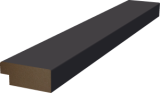 Декоративная панель WallMaker правая ПНп-38 Графит 2800x123х19