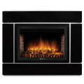Портал Firelight Bricks Wood Classic камень темный, шпон венге