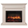Каминокомплект: Очаг Electrolux EFP/P-3020LS N, портал Bianco 30 шпон белёный дуб