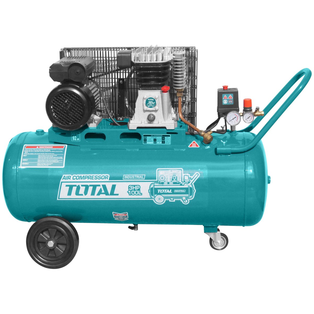 Компрессор масляный ременной TOTAL TC1301006