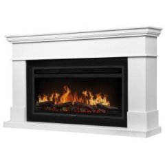 Каминокомплект: Очаг Electrolux EFP/P-4220LS, портал California 42/40/36, белый