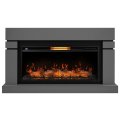Каминокомплект: Очаг Electrolux EFP/P-4220LS, портал Lindos 42/40/36, светло-серый, р/в