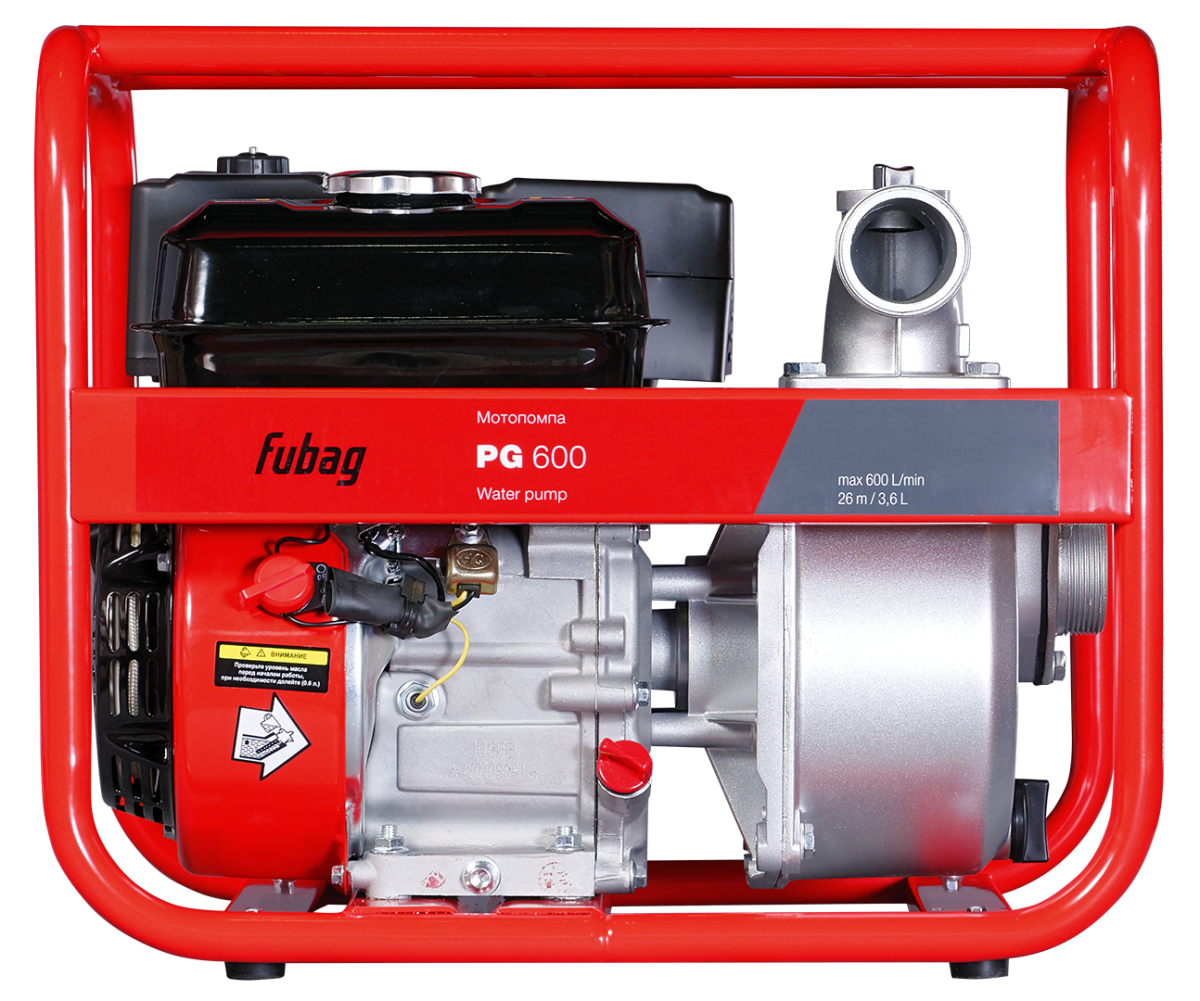 Мотопомпа для чистой воды FUBAG PG 600