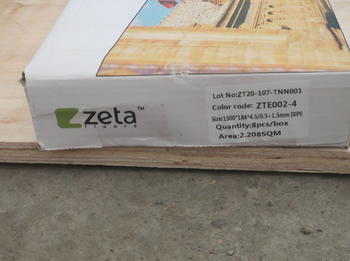 Виниловый пол SPC Zeta Дуб Грэй ZTE006-2
