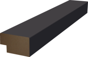 Декоративная панель WallMaker правая ПНп-37 Графит 2800x123х19