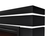 Портал Firelight Moderno 25 шпон чёрный дуб