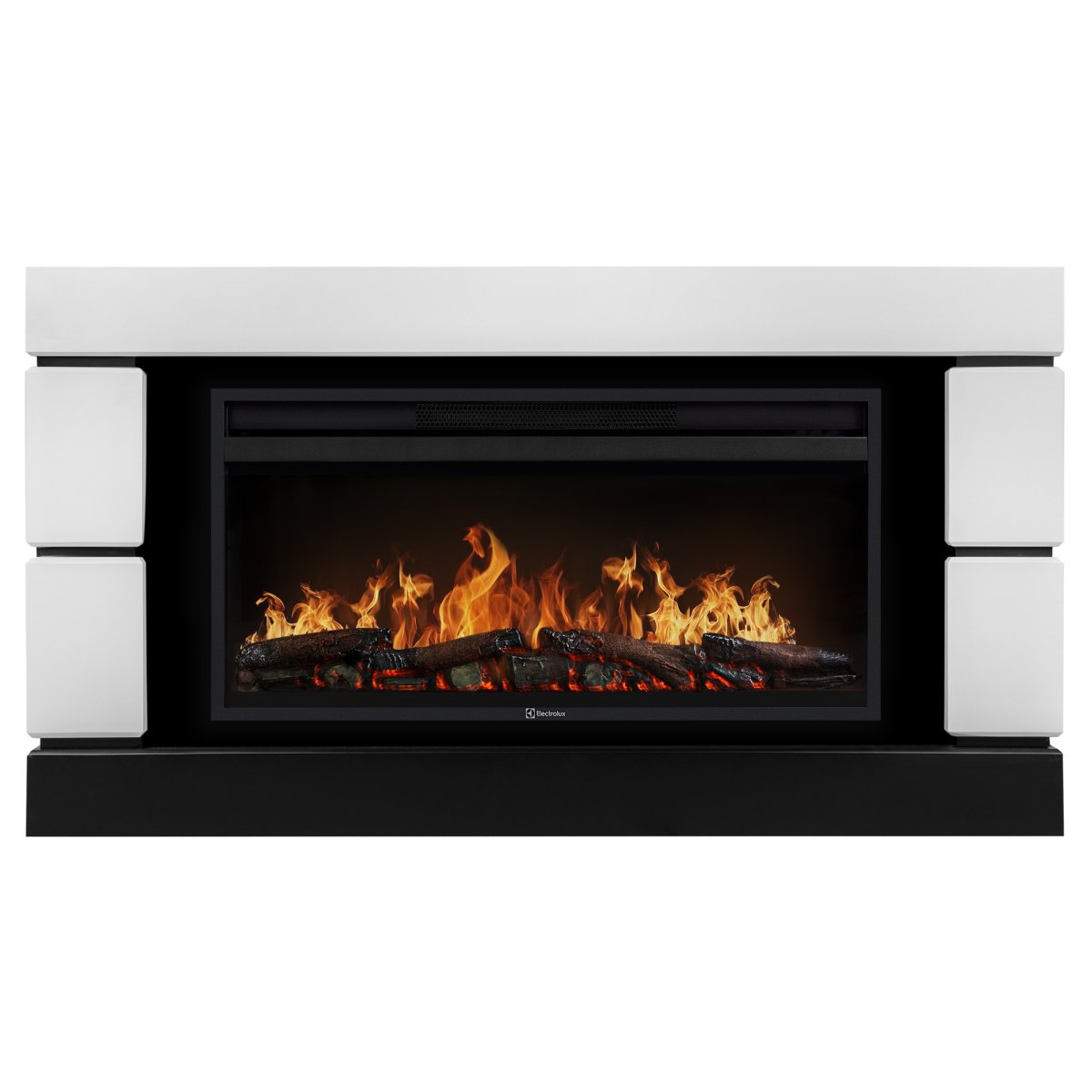 Каминокомплект: Очаг Electrolux EFP/P-4220LS, портал Moderno 42/40/36, белый