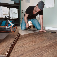 Виниловая плитка LVT (ПВХ) для пола (влагостойкий замковый ламинат) Wicanders Hydrocork Wood Century Fawn Pine (B5P7001)