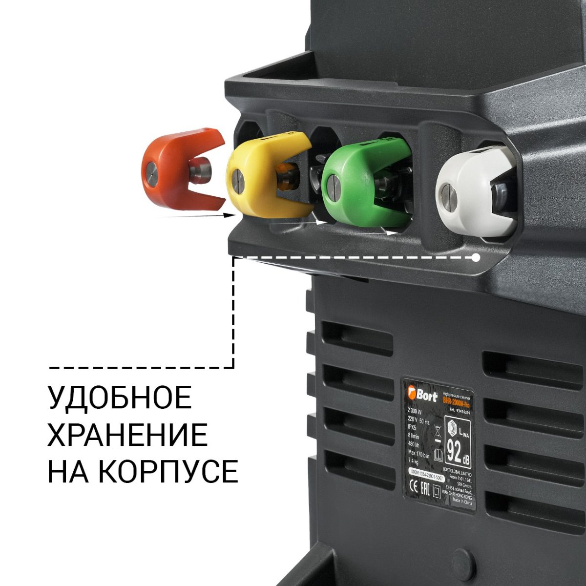 Мойка высокого давления Bort BHR-2000M-Pro
