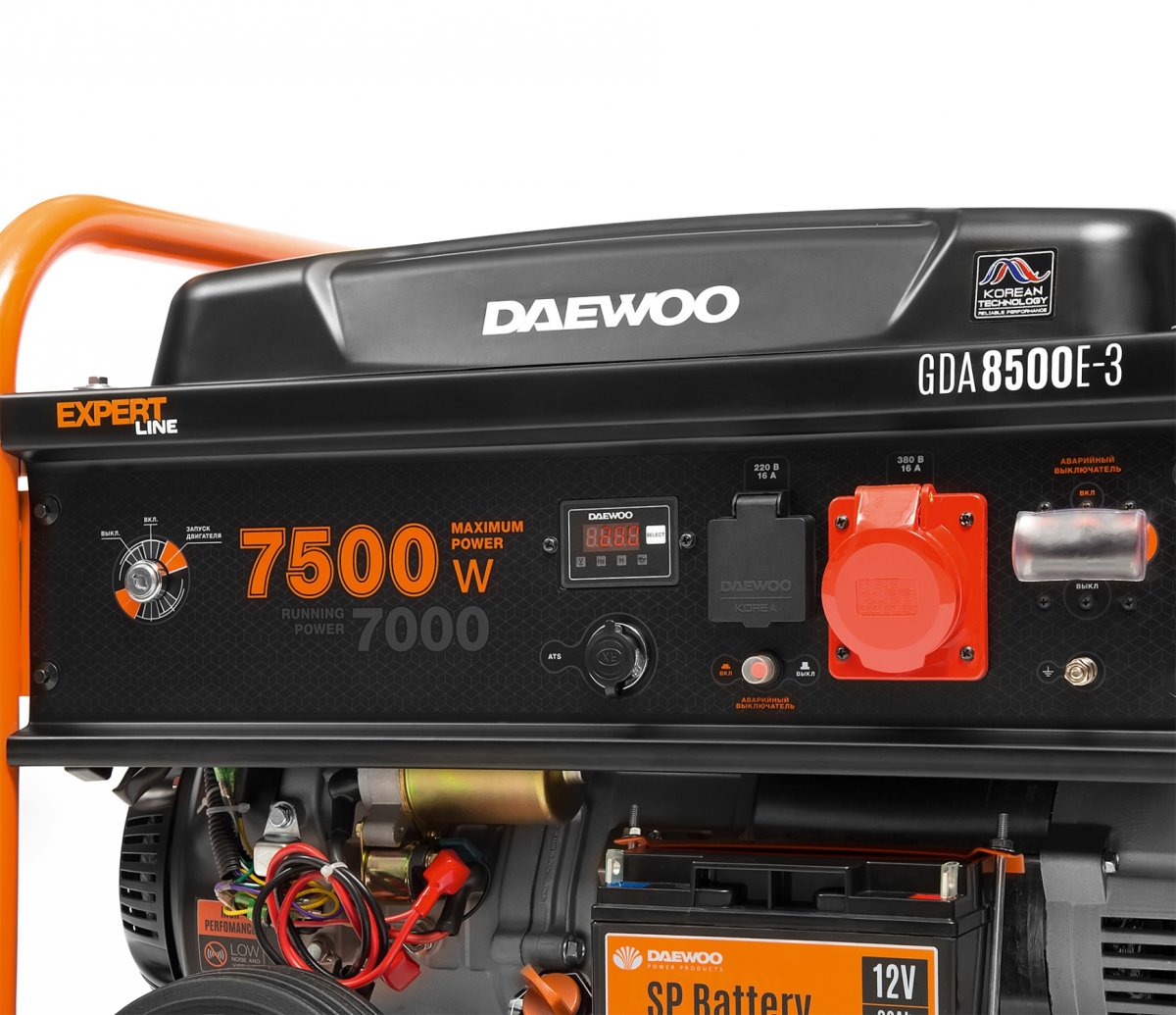 Генератор бензиновый DAEWOO GDA 8500 E-3