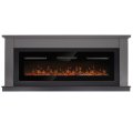 Каминокомплект: Очаг Electrolux Infinity EFP/P-1600ULS N, портал Canto Long графит, черный